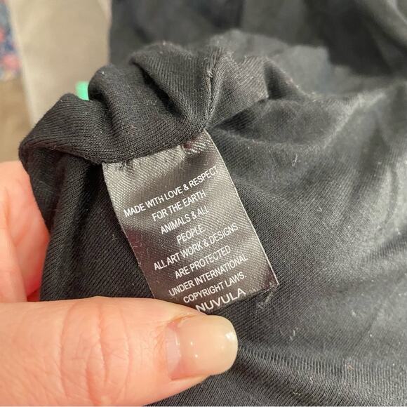 Nuvula Geometric Colorblock Long Sleeve Mock Neck Retro Mod Midi Dress Sz M - Picture 12 of 13